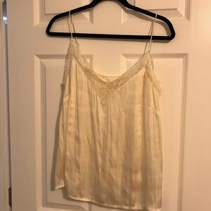 H&M cream lace cami